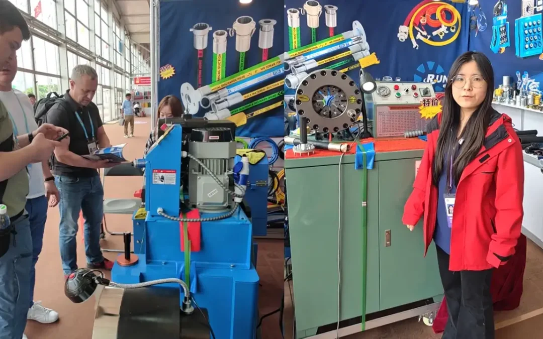 Hose Crimping Machines Win Trust of Latin American & Southeast Asian Customers at Canton Fair